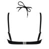 Haut de maillot de bain bandeau Éclat d'Argent Black Argent