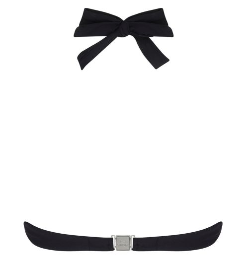 Haut de maillot de bain triangle Éclat d'Argent Black Argent