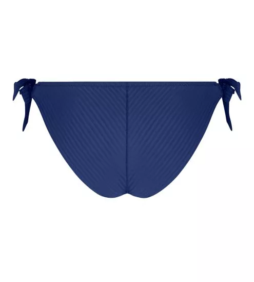 Bas de maillot de bain tanga à nouer La Stricto Chic Marine