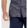Pyjama court chemise pour homme Vineyard Navy Print