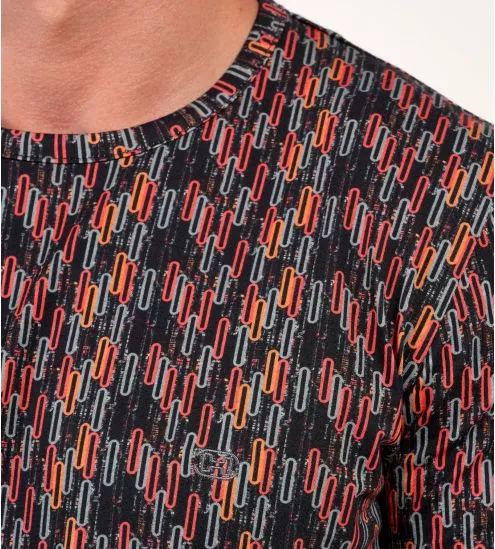 Pyjama en coton homme Westgate Red Print