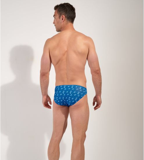 Slip pour homme Beachcomber Blue Print