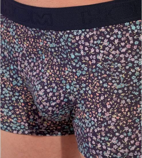 Boxer fleuri homme Vineyard Blue Print