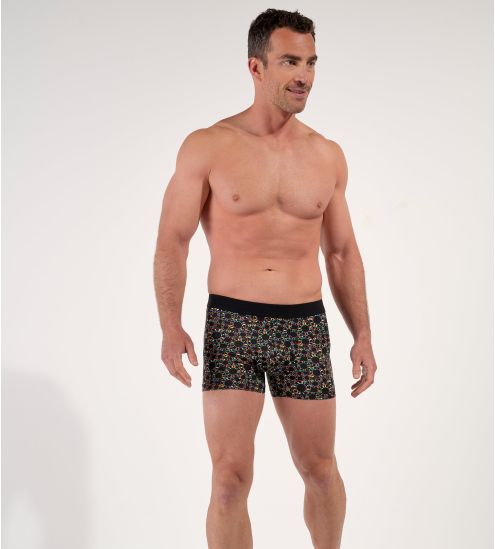 Boxer Red Rock imprimé Noir