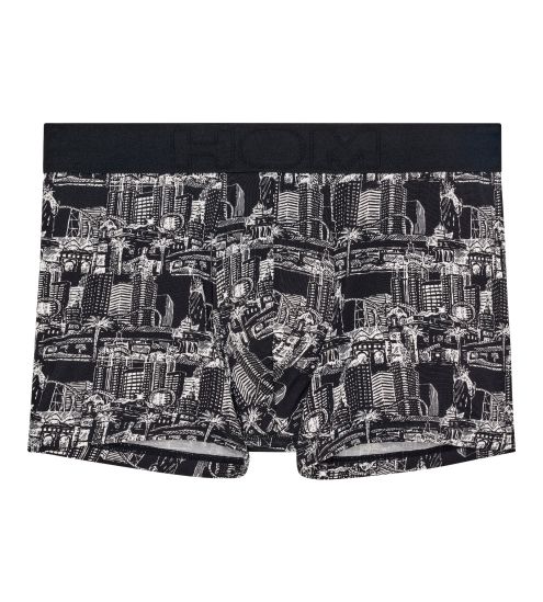 Boxer Vegas noir imprimé