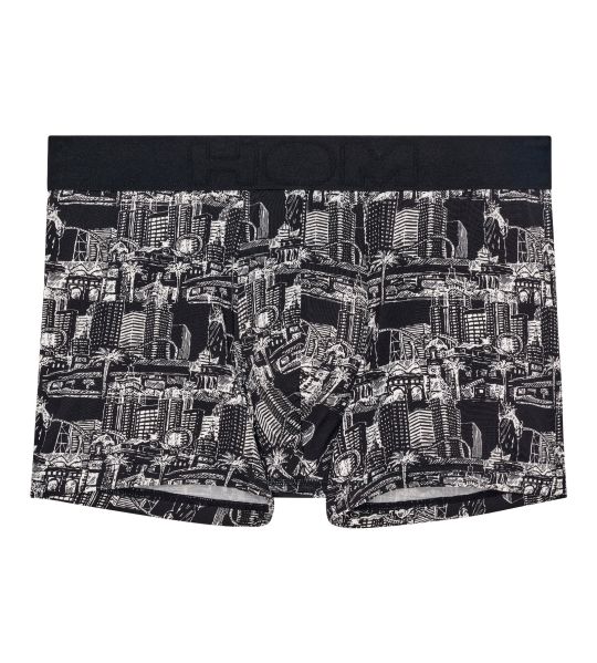 Boxer Vegas noir imprimé