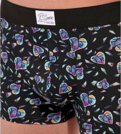 Boxer homme Love Me Black Print