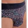 Mini slip pour homme fleuri Vineyard Blue Print