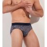 Mini slip pour homme fleuri Vineyard Blue Print
