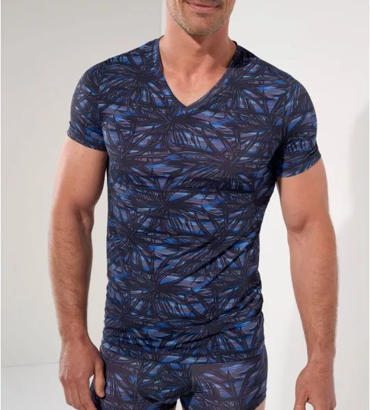 Star Island Blue Print Men's T-shirt