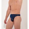 G-String homme dentelle Free Cut Lace Bleu Navy