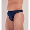 G-String homme dentelle Free Cut Lace Bleu Navy