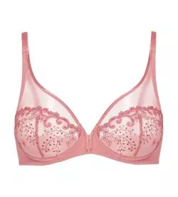 Soutien-gorge triangle plunge Délice Rose Fumé