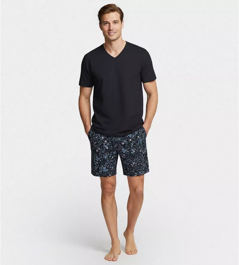 Pyjama manches courtes Bleu Marine