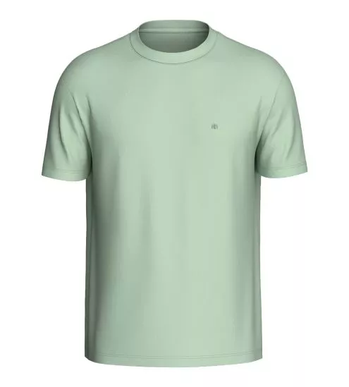 T-shirt homme uni vert tilleul 