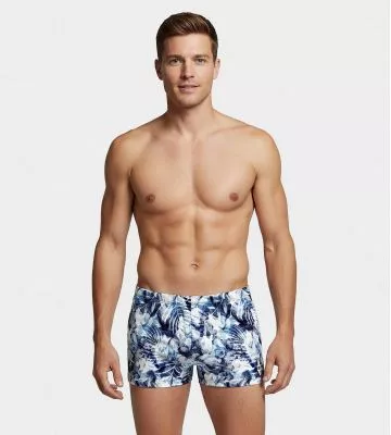 Boxer de bain Drift Blanc/Bleu