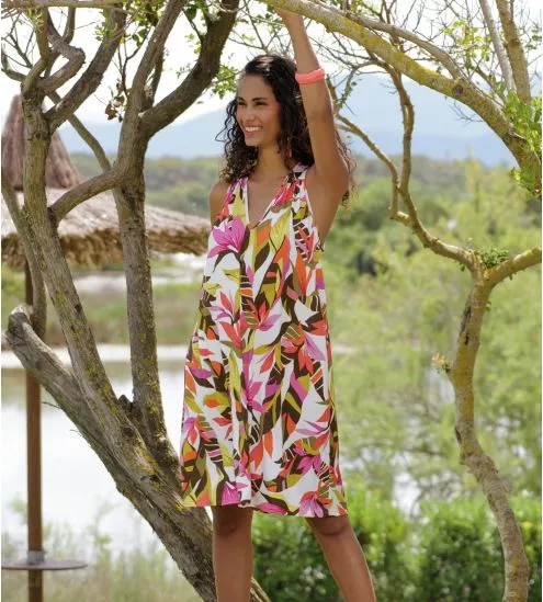 Rose de plage sans manches La Radieuse Blanc Canopée