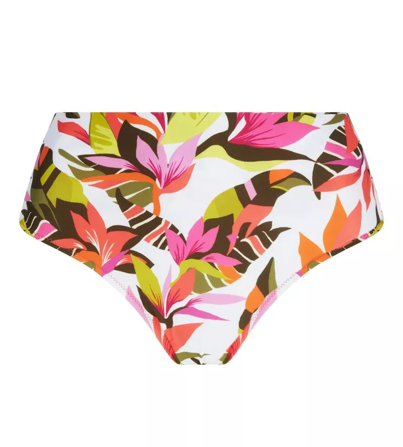 Bas de maillot de bain à revers La Radieuse Blanc Canopée