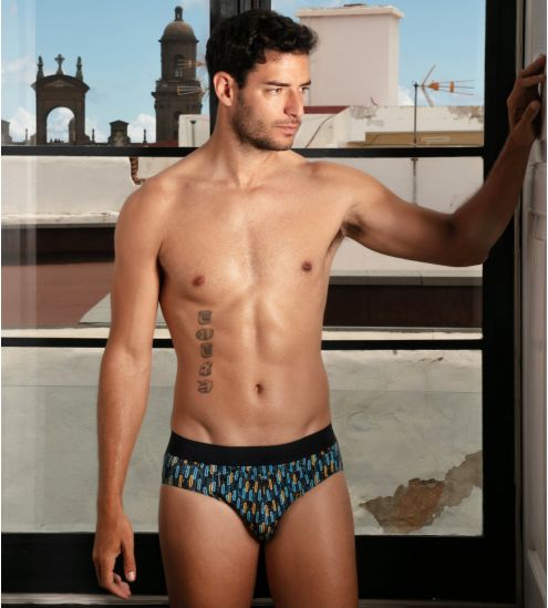 Slip homme HO1 Westgate Blue Print