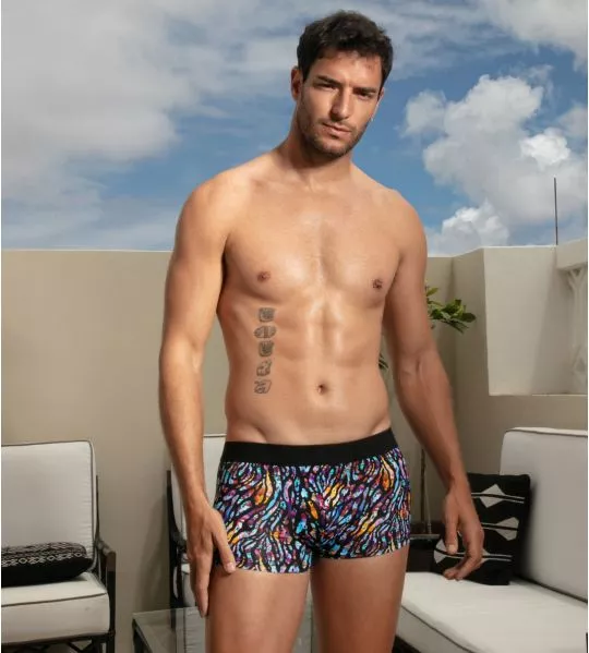 Boxer Trunck Miami imprimé fun multicolore