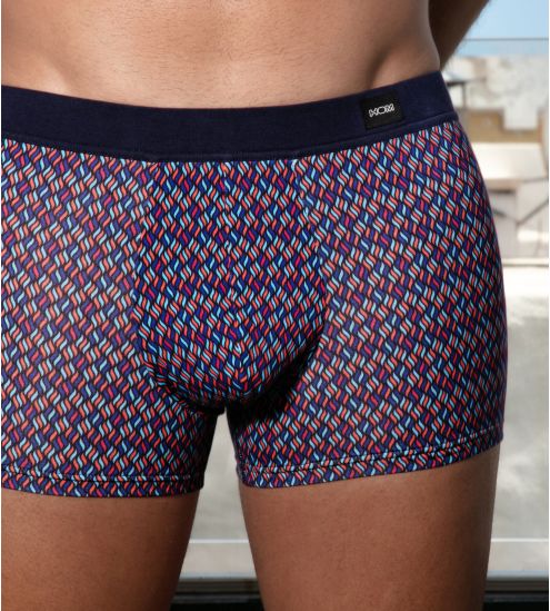 Männlicher gedruckter Boxer Ocean Drive Red Print