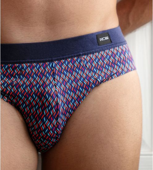 Männlicher gedruckter Slip Ocean Drive Red Print