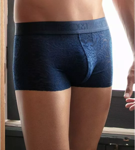 Boxer dentelle Free Cut Lace Bleu Navy