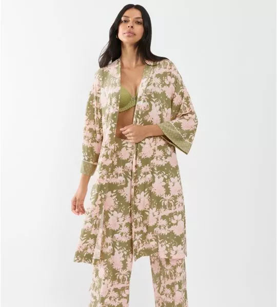 Robe de chambre Aura Spotlight Green Combination