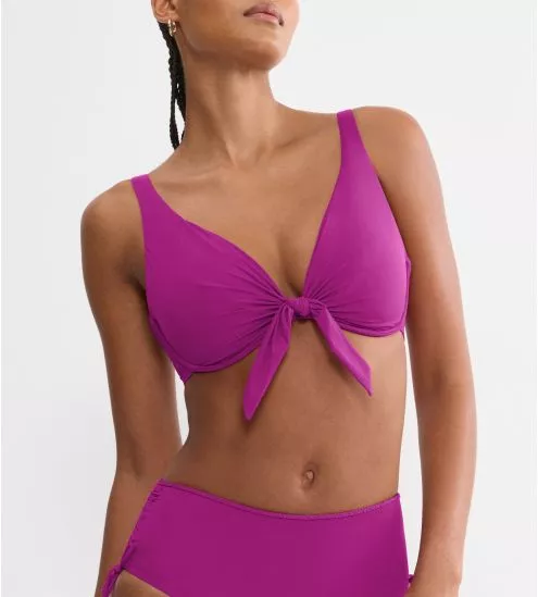 Haut de maillot de bain armatures foulard Summer Twist Raspberry Juice