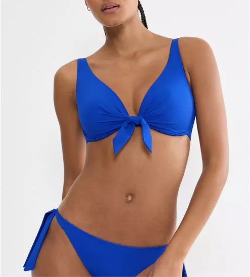 Haut de maillot de bain armatures foulard Summer Twist Racing Blue