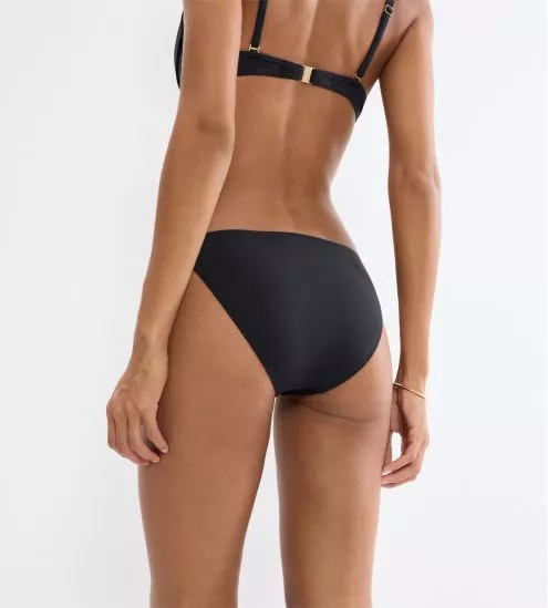 Bas de maillot de bain à nouer Summer Twist Noir