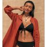 Haut de maillot de bain armatures foulard Summer Twist Noir