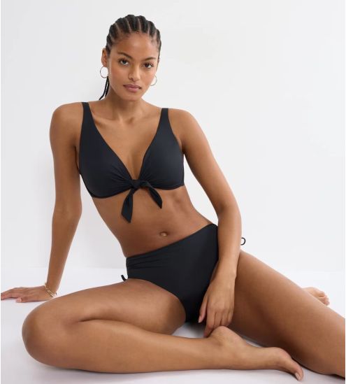 Haut de maillot de bain armatures foulard Summer Twist Noir