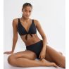 Haut de maillot de bain armatures foulard Summer Twist Noir