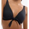 Haut de maillot de bain armatures foulard Summer Twist Noir