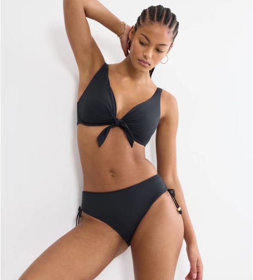 Haut de maillot de bain armatures foulard Summer Twist Noir