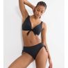 Haut de maillot de bain armatures foulard Summer Twist Noir