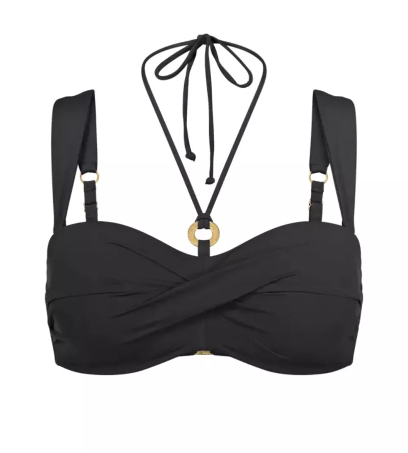 Haut de maillot de bain Summer Twist bandeau Noir