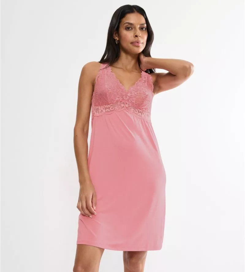 Nuisette bretelles Timeless Sensuality Cherry Rose