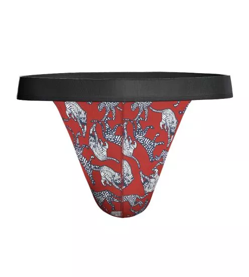 String homme en lyocellI AM Red/ Navy Blue
