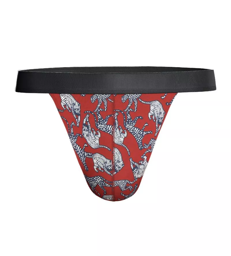 String homme en lyocellI AM Red/ Navy Blue