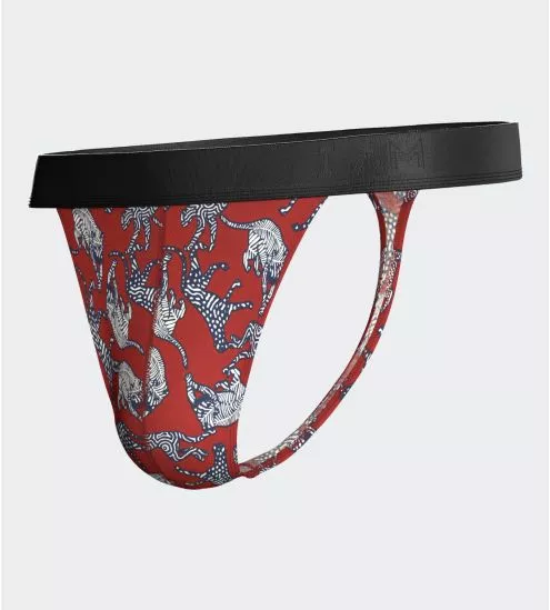 String homme en lyocellI AM Red/ Navy Blue