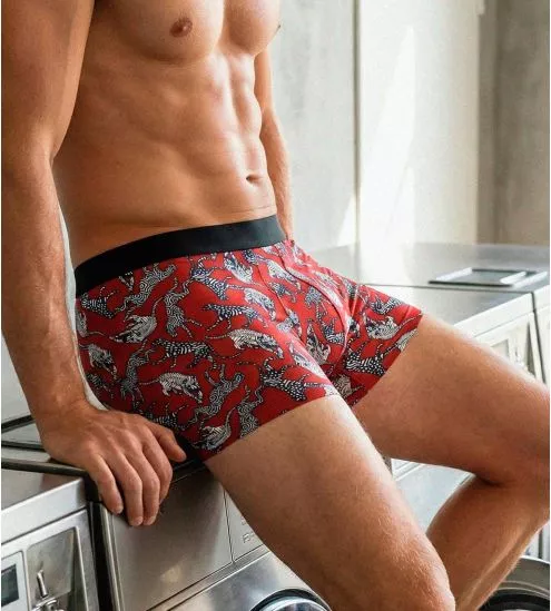 Lot de 2 boxers IAM en lyocell Red/ Navy Blue