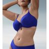 Haut de maillot de bain emboîtant Mantas Bleu Électrique