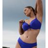 Haut de maillot de bain emboîtant Mantas Bleu Électrique