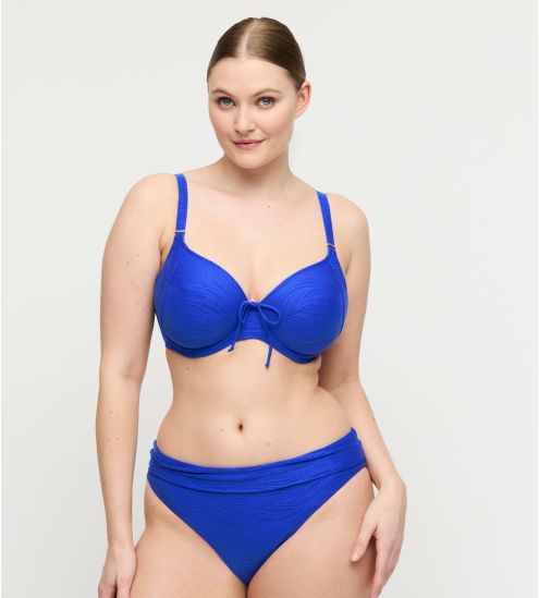 Haut de maillot de bain emboîtant Mantas Bleu Électrique
