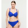 Haut de maillot de bain emboîtant Mantas Bleu Électrique