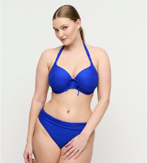 Haut de maillot de bain emboîtant Mantas Bleu Électrique