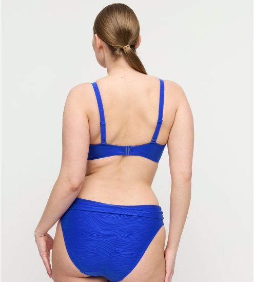 Haut de maillot de bain emboîtant Mantas Bleu Électrique