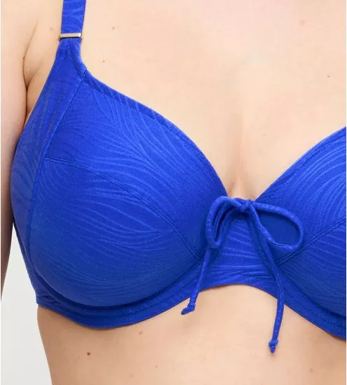 Haut de maillot de bain emboîtant Mantas Bleu Électrique